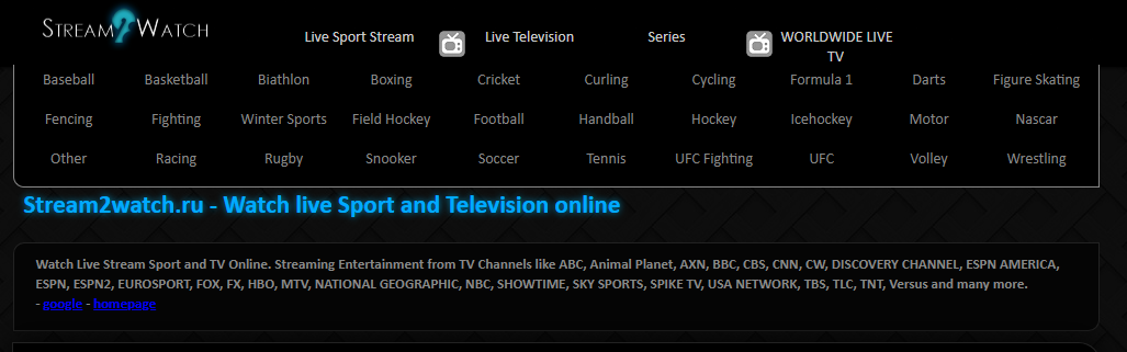 Meilleurs sites de streaming de sports