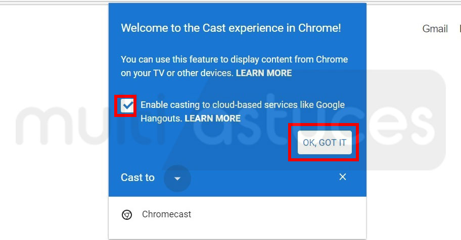 Chromecast pour Windows 10