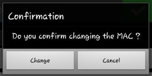 changer l'adresse Mac dans Android