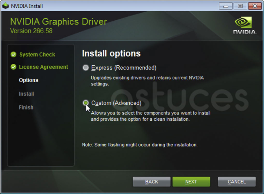 programme d'installation de Nvidia