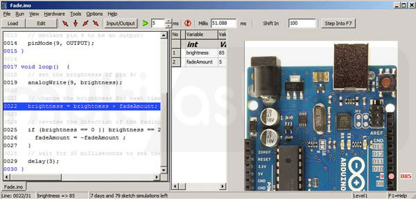 simulateurs Arduino