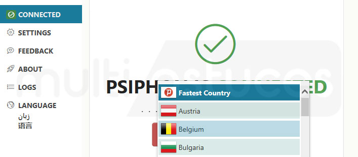 Psiphon 3 pour PC