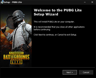 PUBG Lite sur PC