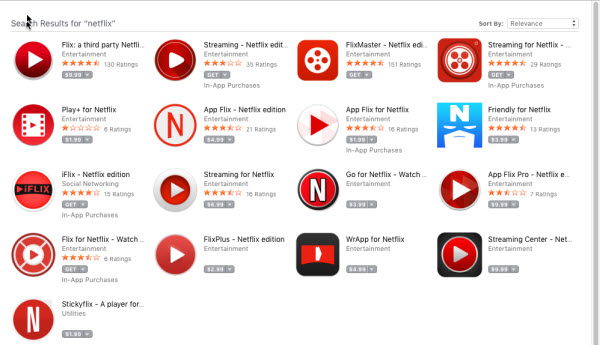 Netflix pour Mac